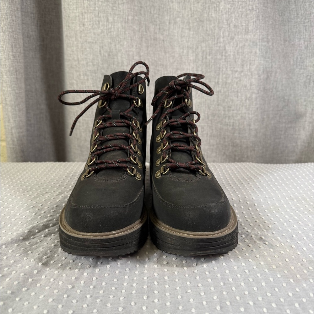 Black Teva Chunky Boots